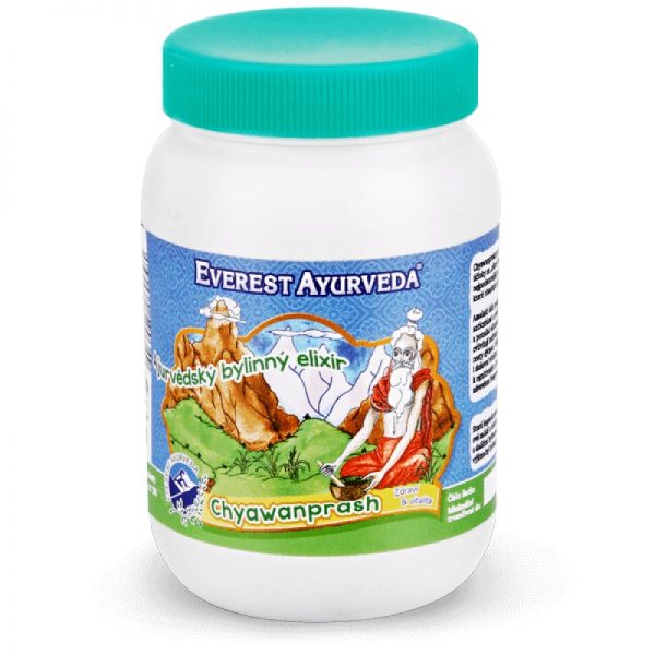 Ajurvédsky nutričný elixír CHYAWANPRASH 300g Everest Ayurveda bylinný džem, plastová dóza