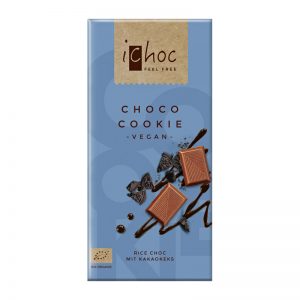 Čokoláda ryžová vegan so Sušienkami BIO 80 g iChoc