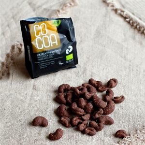 Kešu v RAW čokoláde 70 % BIO 70 g Cocoa