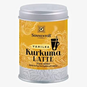 Kurkuma Latte Vanilka BIO dóza 60g Sonnentor Zlaté mlieko