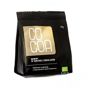 Moruša biela v RAW čokoláde 65 % BIO 70 g Cocoa