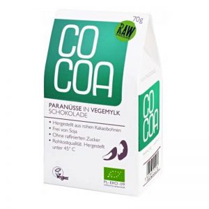 Para orechy v kokosovej RAW čokoláde 47 % BIO 70 g Cocoa