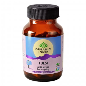 TULSI - obranyschopnosť, vitalita BIO 60 kapsúl Organic India sklenená dóza
