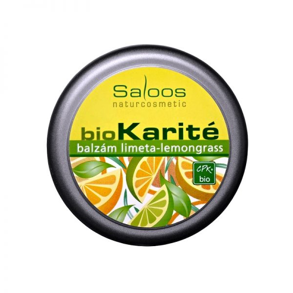 bio Karité balzam Limeta-Lemongrass 19 ml Saloos