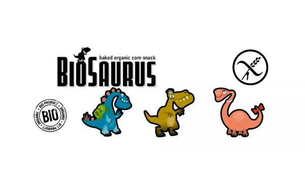 Biosaurus logo dinosaury