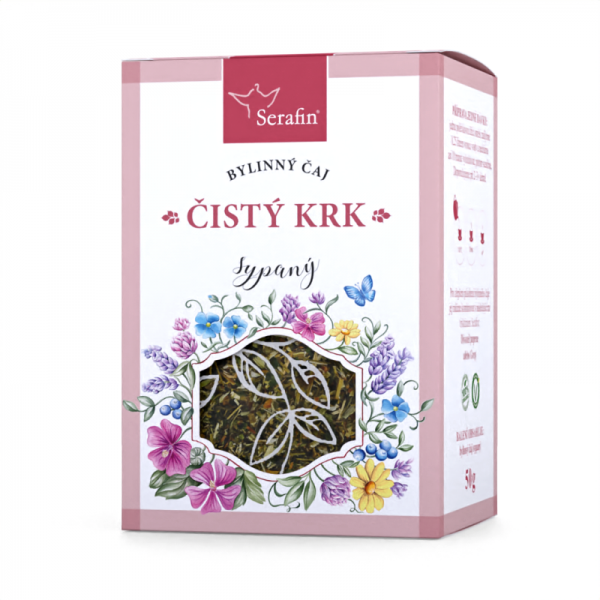Čistý krk - bylinný čaj sypaný 50 g Serafin