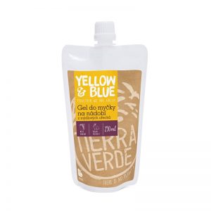 Gél do umývačky riadu z mydlových orechov 250 ml Yellow & Blue - Tierra Verde