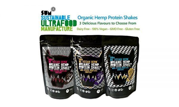 Konopný protein shake Be Vegan Hero BIO 500g SUM