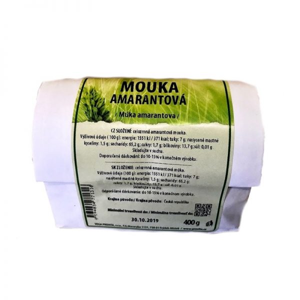 Múka amarantová celozrnná 400g Provita papierové vrecko