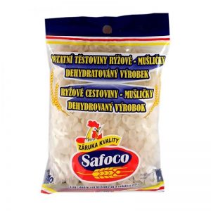 Mušličky ryžové cestoviny 200 g Safoco