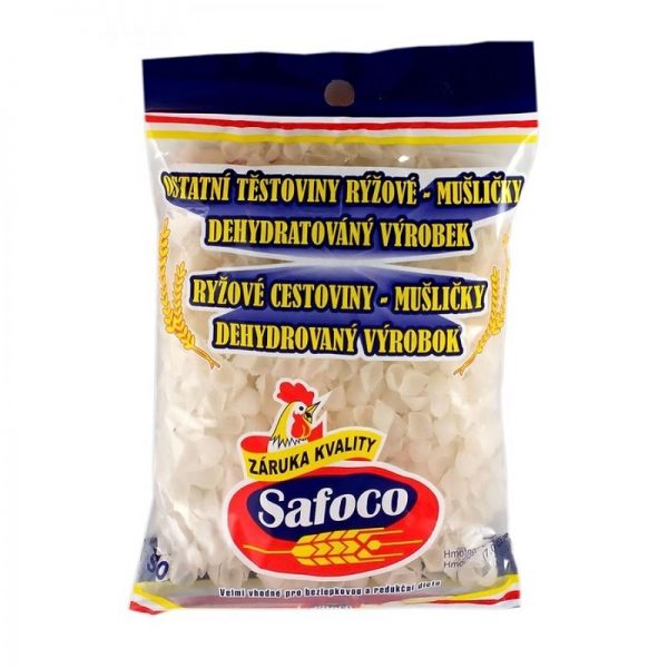 Mušličky ryžové cestoviny 200 g Safoco