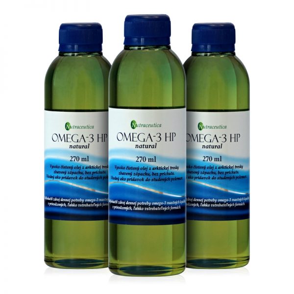 Nutraceutica Rybí olej OMEGA-3 HP natural 270 ml