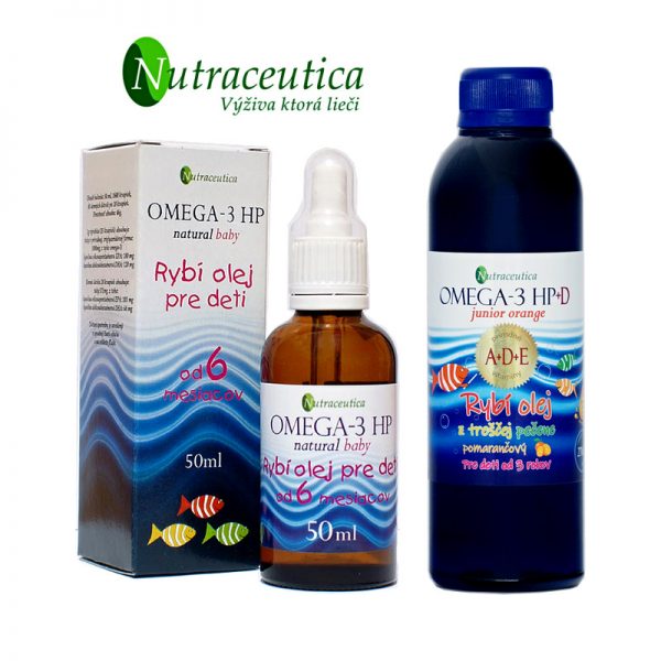 Nutraceutica Rybí olej pre deti OMEGA-3 HP natural 50 ml