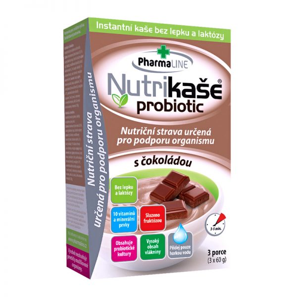 Nutrikaša probiotic Čokoláda 180 g Mogador