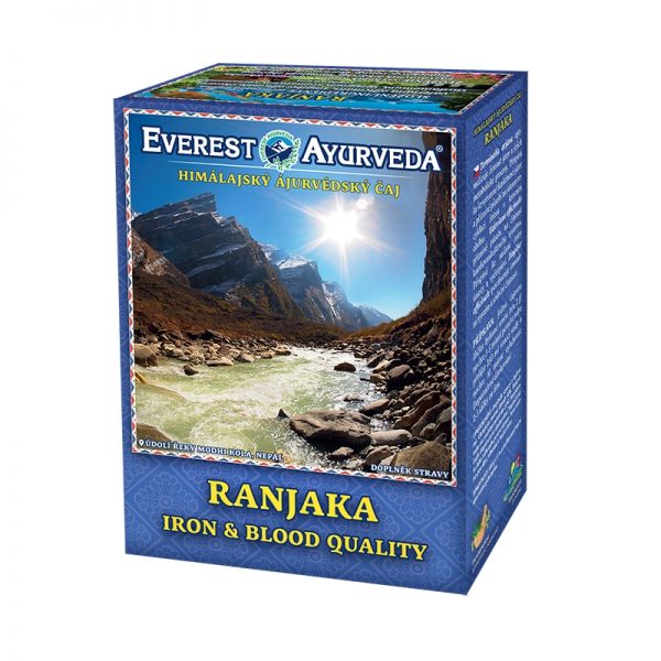 Ajurvédsky čaj RANJAKA 100g Everest Ayurveda papierová krabička