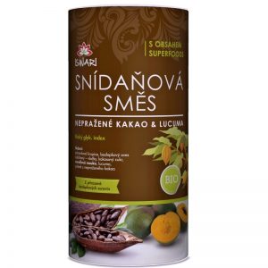 raňajková zmes nepražené kakao lucuma 800g iswari bez lepku