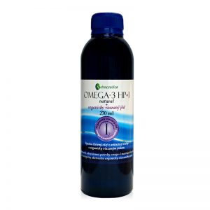 Rybí olej OMEGA-3 HP+I natural s jódom 270 ml Nutraceutica