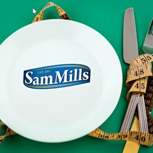 Sam Mills logo meter