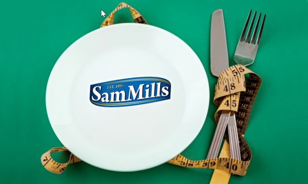 Sam Mills logo meter