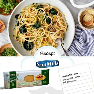 Sam Mills recept 1 Špagety kukuričné 500 g