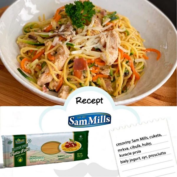 Sam Mills recept 3 Špagety kukuričné 500 g