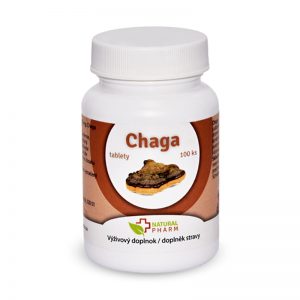 Chaga - Ryšavec šikmý 100 tabliet Natural Pharm