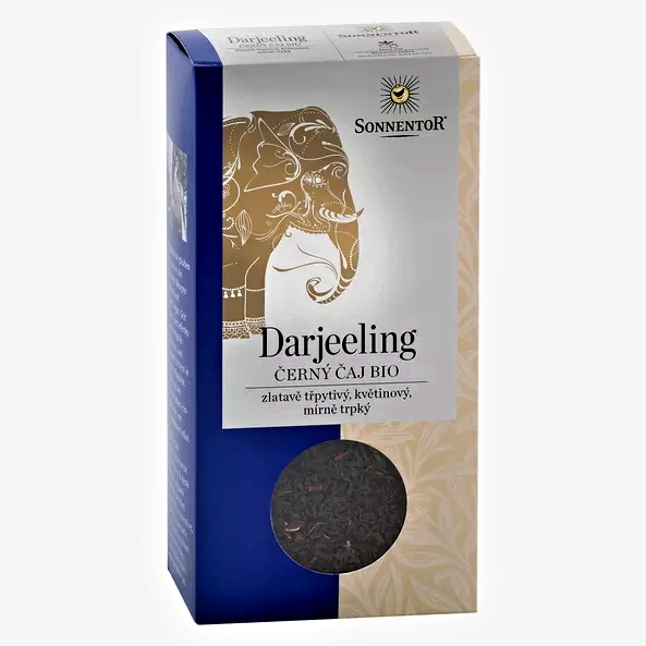 Čierny čaj Darjeeling sypaný BIO 100g Sonnentor krabička
