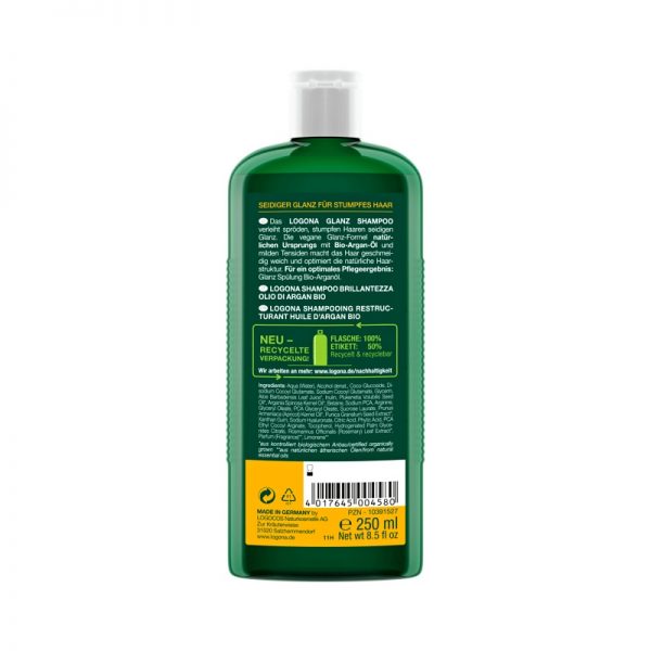 Šampón BIO Argánový olej pre lesk vlasov 250 ml LOGONA Naturkosmetik
