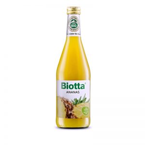 šťava ananás bio 500ml biotta sklenená fľaša