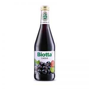 Šťava čierne ríbezle bio 500ml biotta sklenená fľaša