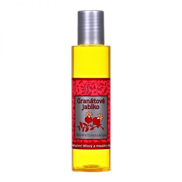 Telový a masážny Wellness olej Granátové jablko BIO 125 ml Saloos
