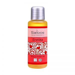 Telový a masážny olej Erotika BIO 50 ml Saloos