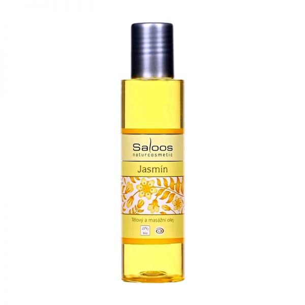 Telový a masážny olej Jasmín BIO 125 ml Saloos
