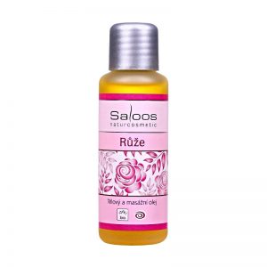 Telový a masážny olej Ruža BIO 50 ml Saloos