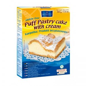 Zmes na pečenie krémešov Puff Pastry cake 500 g Bezgluten