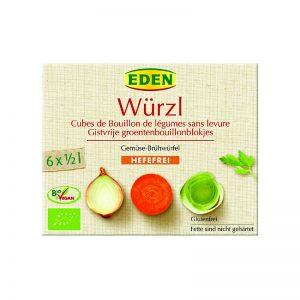 Bujón Zeleninový bez kvasníc kocky BIO 72 g Eden