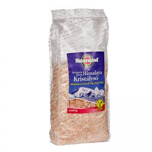 Himalájska soľ Ružová jemná 1kg Naturmind BiOrganik