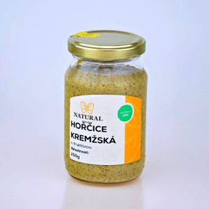 Kremžská horčica sladená fruktózou 250g Natural Jihlava