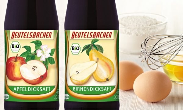 Jablčný a Hruškový ocot BIO 750ml Beutelsbacher sklenená fľaša