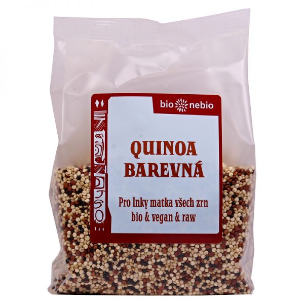 Quinoa farebná BIO 250g BioNebio plastový sáčok
