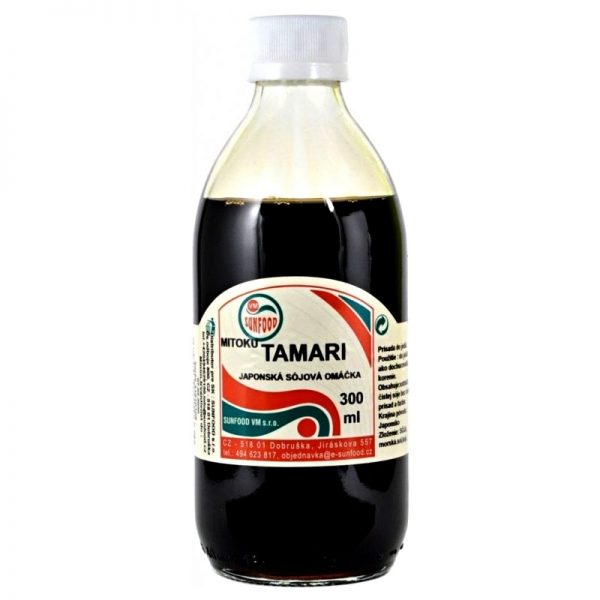 Sójová omáčka Tamari 300ml Sunfood sklenená fľaša