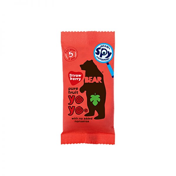 Yoyo želé Jahoda 20g Bear bezlepkové vegan
