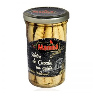Makrely filety v olivovom oleji 250g Manná Gourmet sklenený pohár