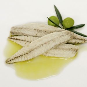 Makrely filety v olivovom oleji 250g Manná Gourmet sklenený pohár