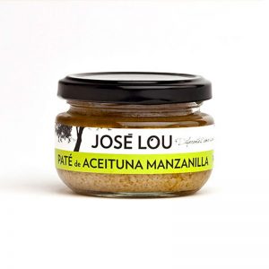 Nátierka zo zelených olív odrody Manzanilla 120g José Lou sklenený pohár