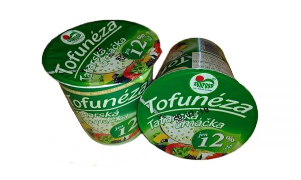 Tofunéza, bezvaječná a bezlaktózová Tatárska omáčka 150g Sunfood v plastovom tégliku