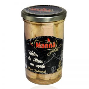 Tuniak filety v olivovom oleji 250g Manná Gourmet sklenený pohár