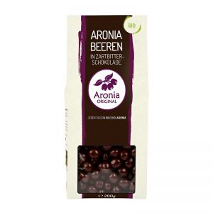 Arónia sušené plody v horkej čokoláde BIO 200g Aronia Original