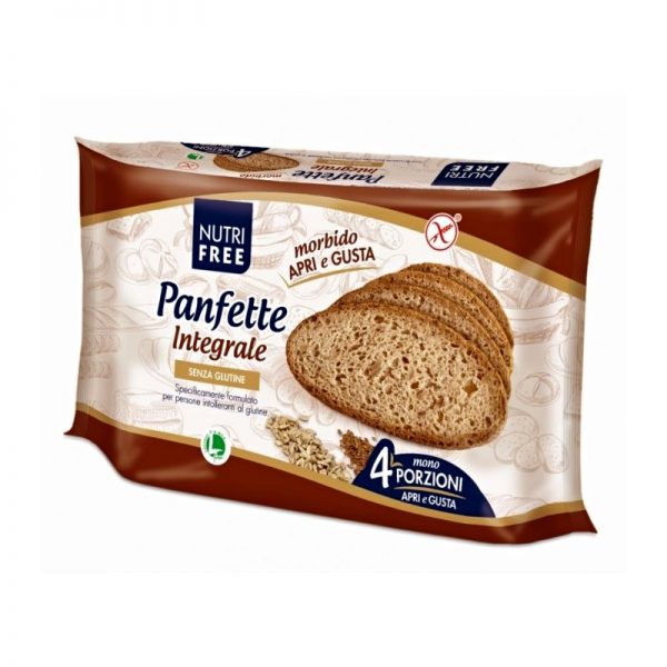 Panfette Integrale domáci chlieb krájaný celozrnný 340g Nutrifree