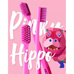 Zubná kefka PROFI Ultra Care Pinky Hippo 6670 PROFIMED